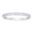 925 Sterling Silver Womens Round 0.25ct Moissanite Eternity Band Ring Size 10 - SLV-145215