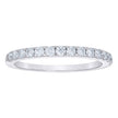 925 Sterling Silver Womens Round 0.62ct Moissanite Eternity Band Ring Size 6