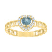 10Kt Gold Cz Ring