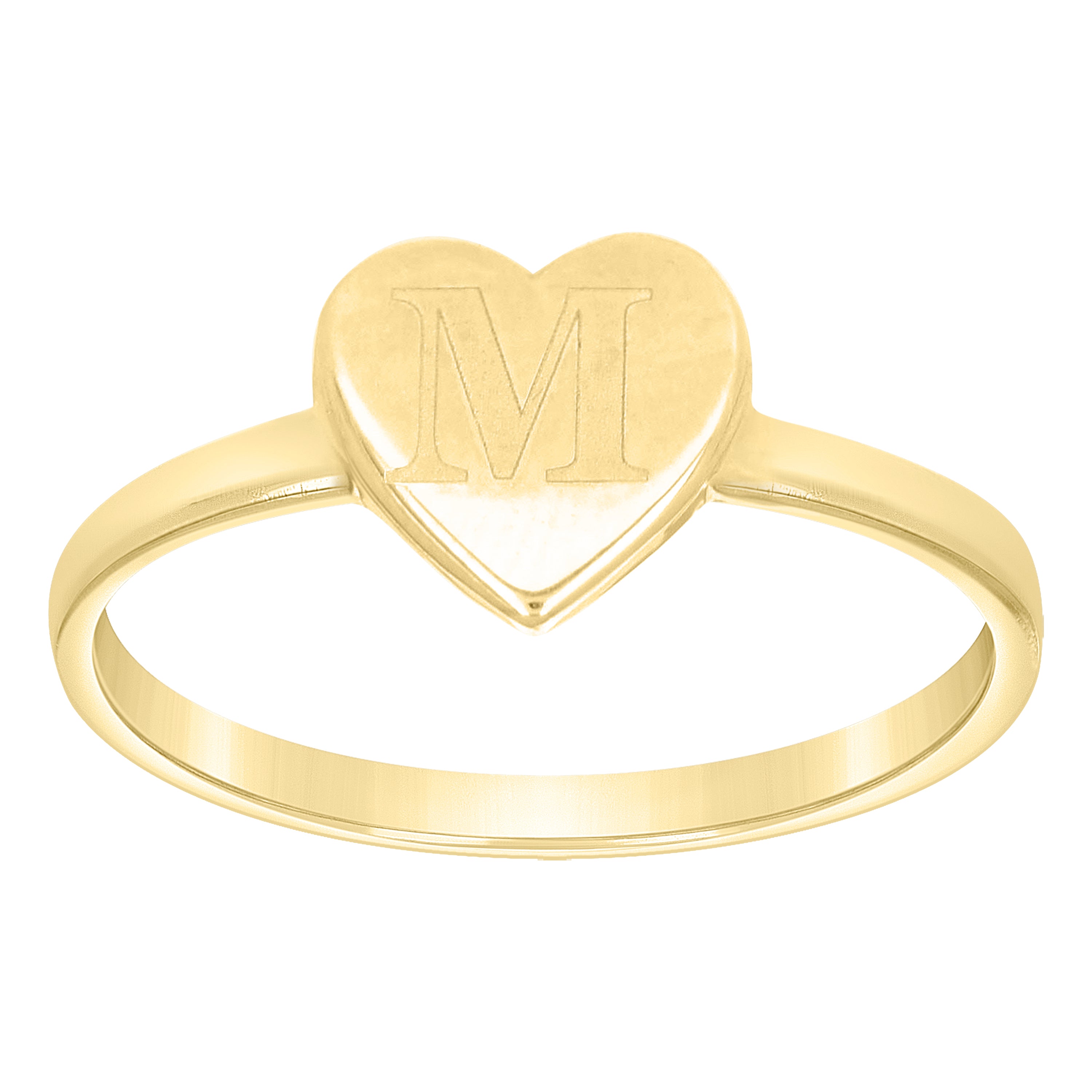 10Kt Gold Ring Letter 
