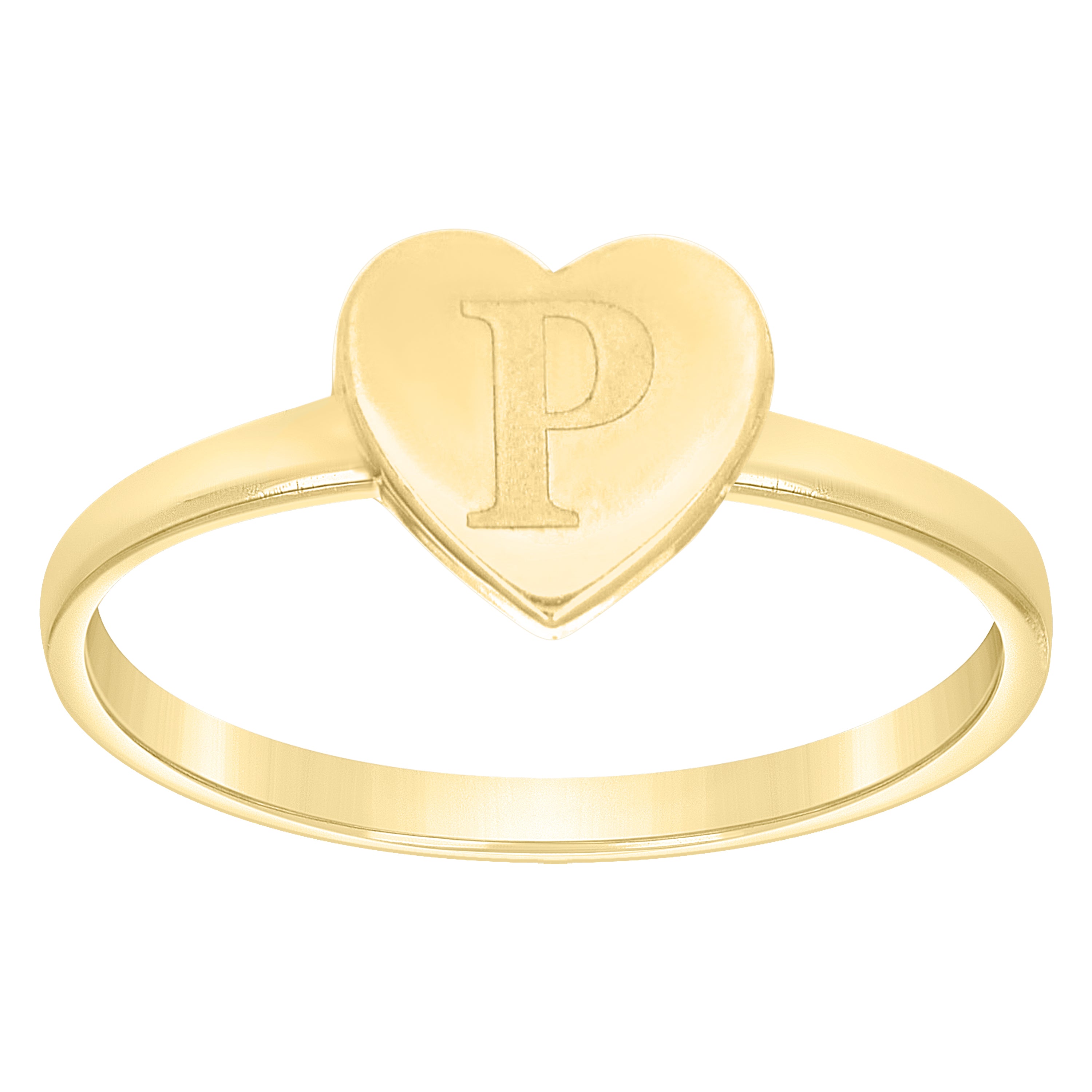 10Kt Gold Ring Letter 