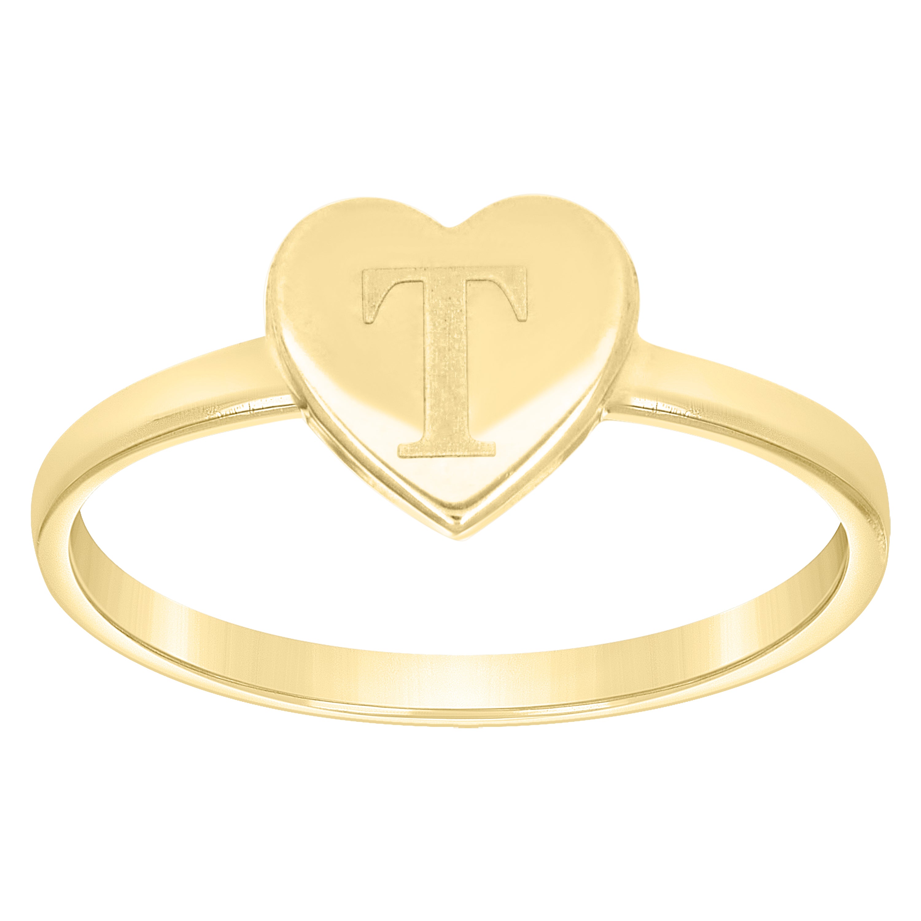 10Kt Gold Ring Letter 