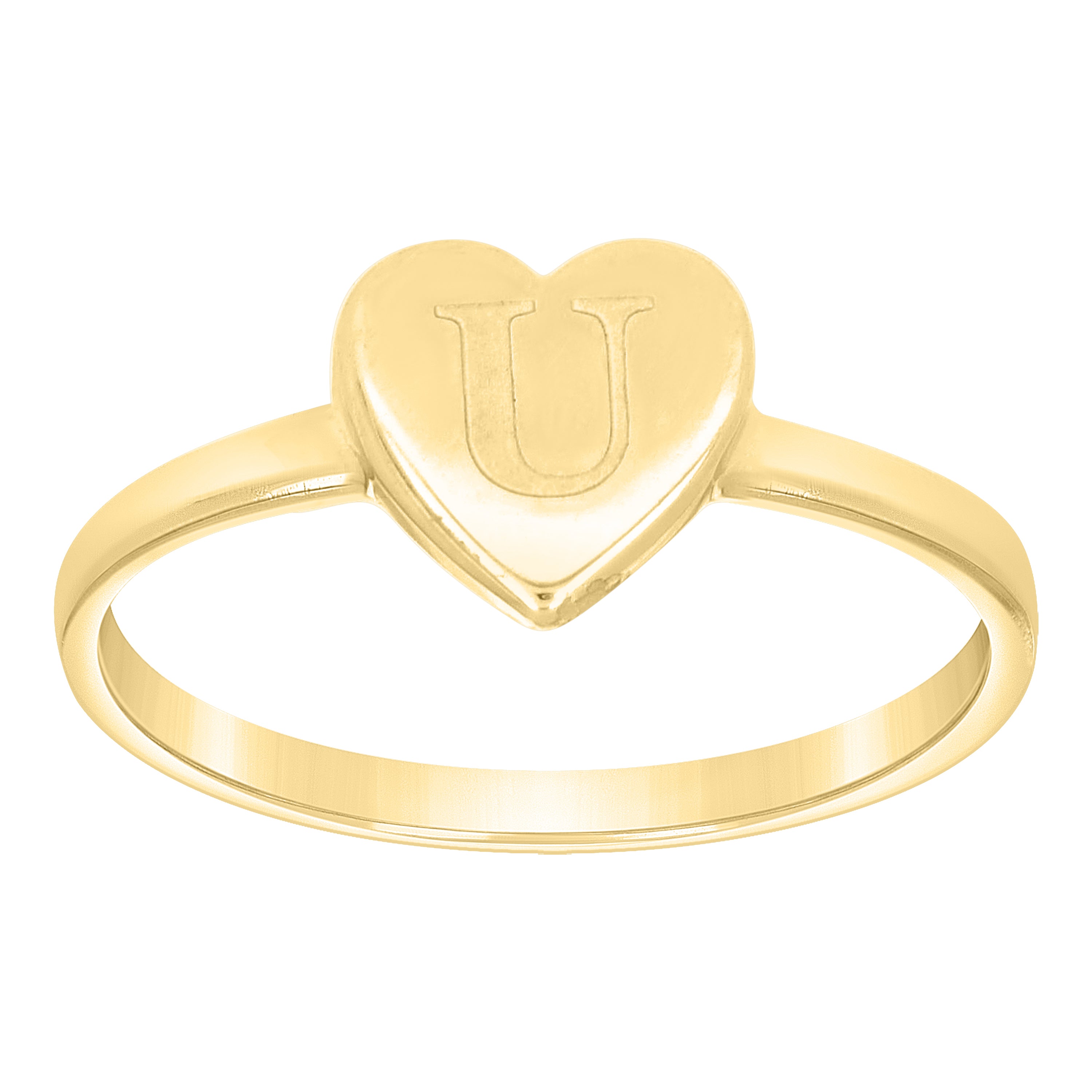 10Kt Gold Ring Letter 