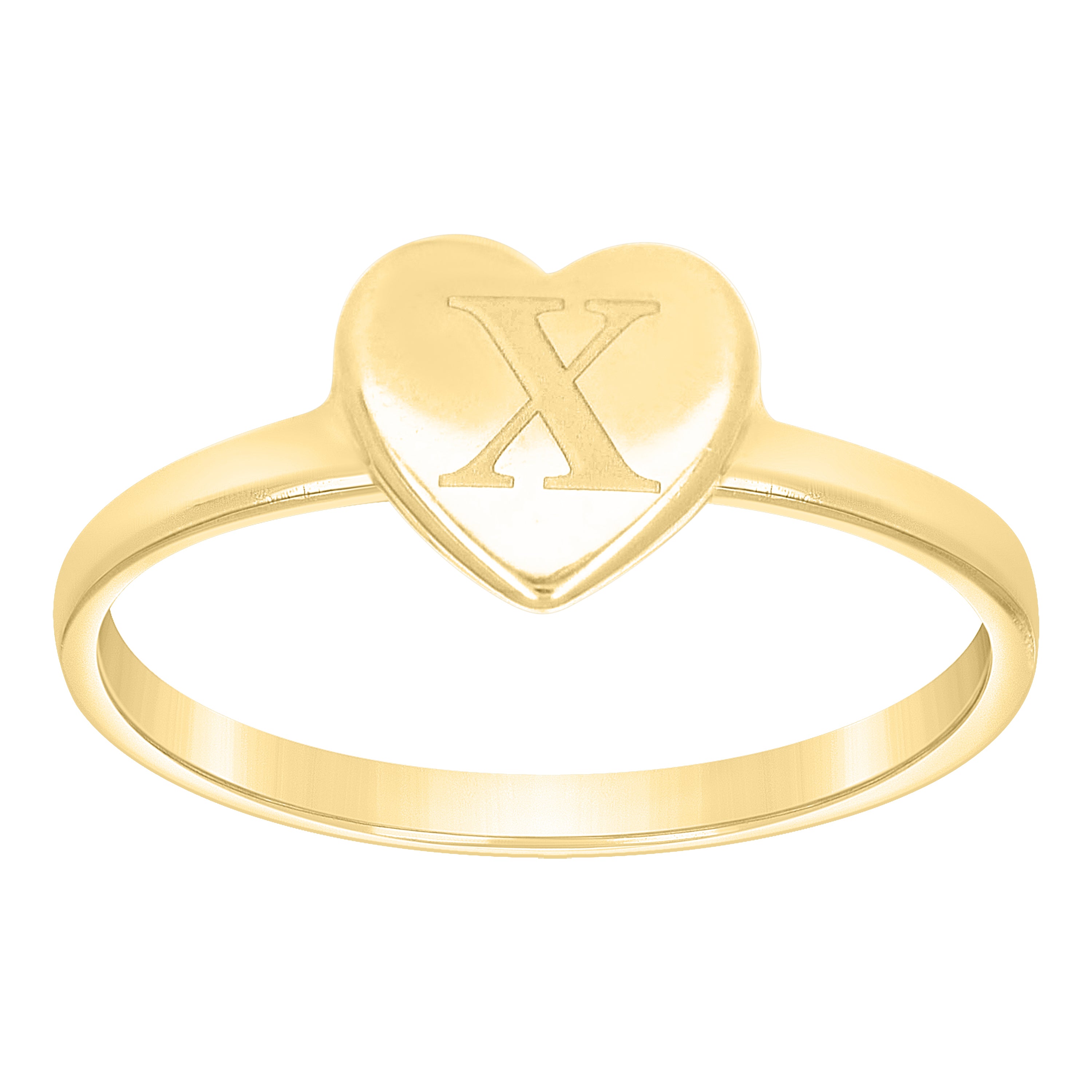 10Kt Gold Ring Letter 