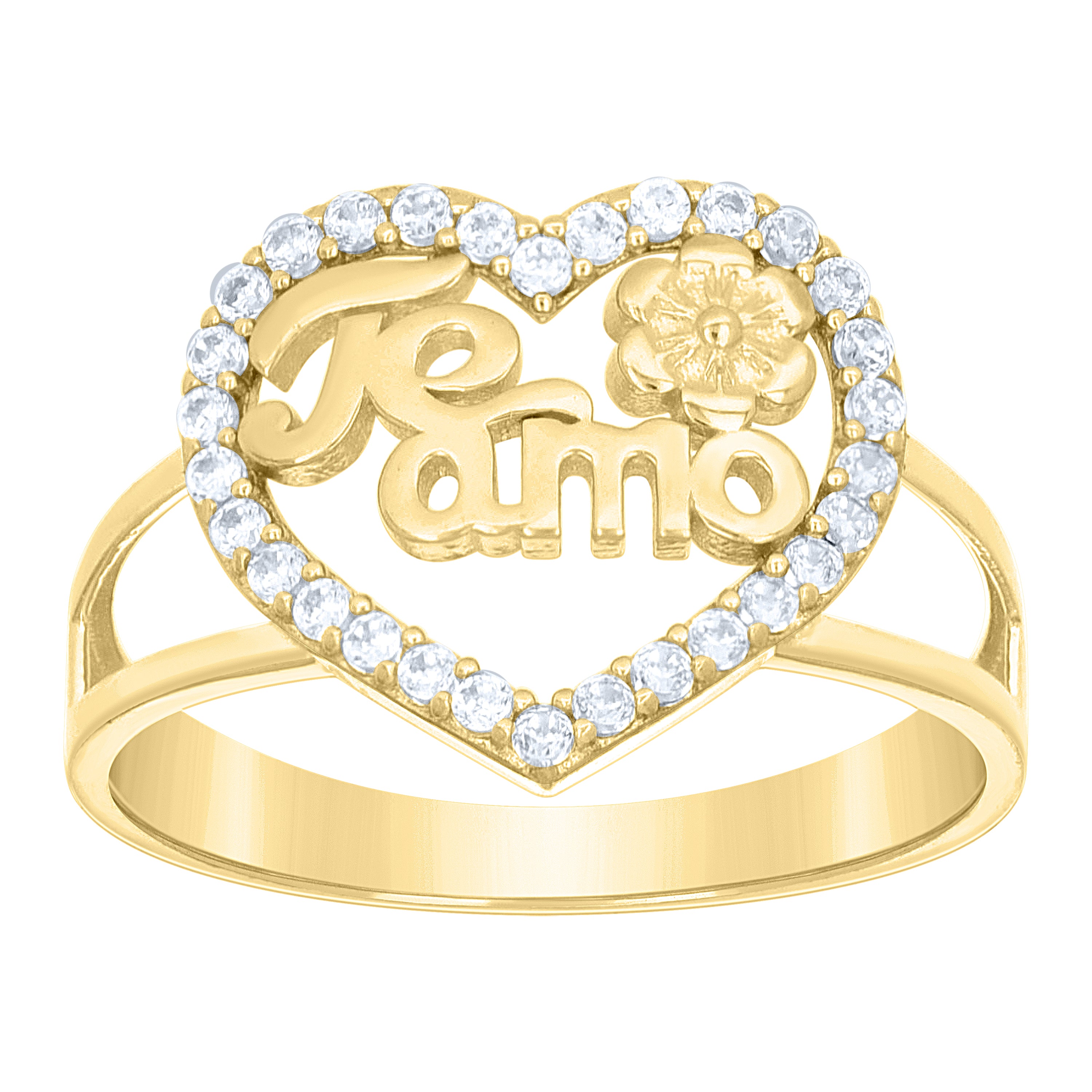 10Kt Gold Cz Ring