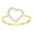 10Kt Gold Cz Ring