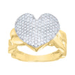 10Kt Gold Cz Ring