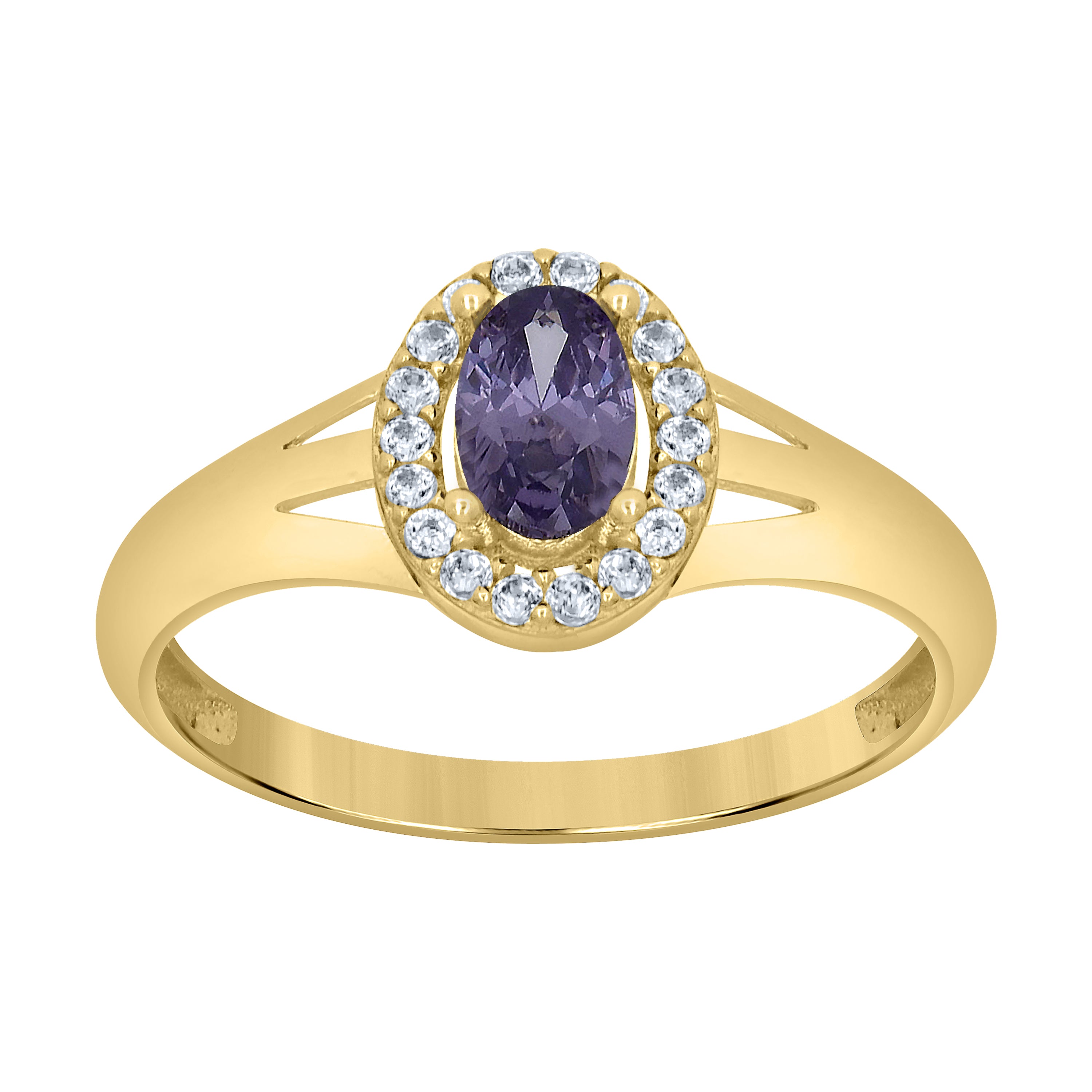 10Kt Gold Cz Ring
