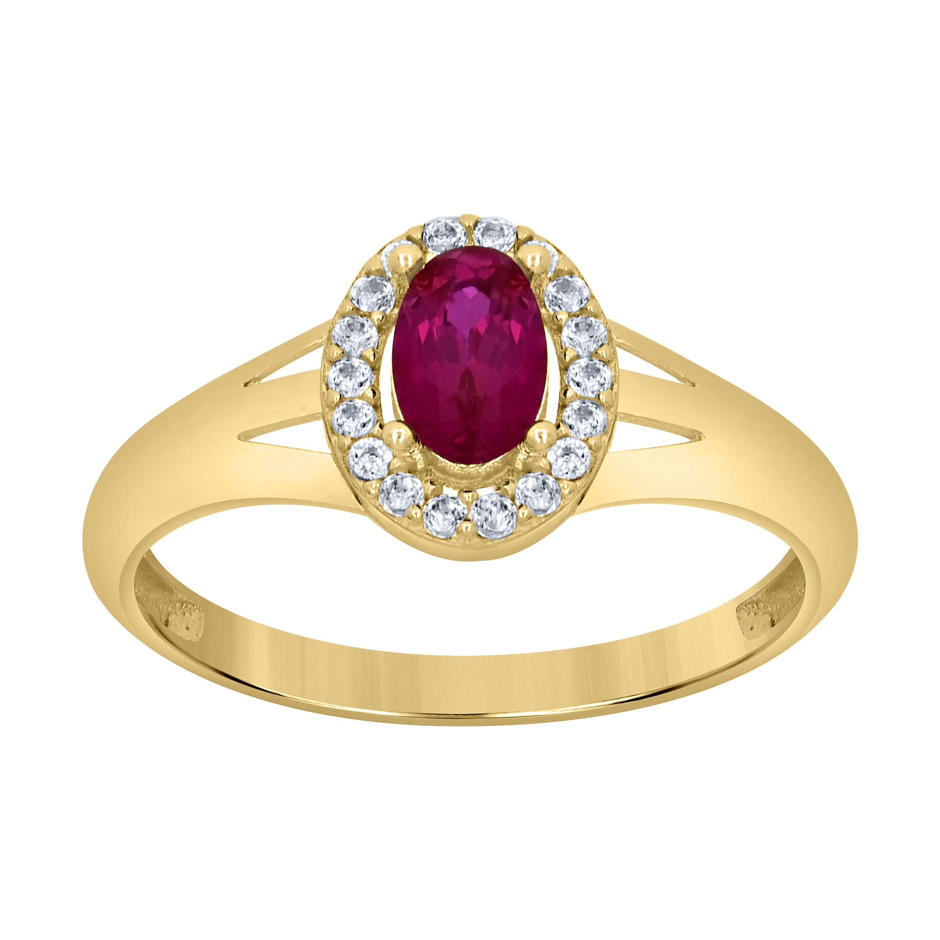 10Kt Gold Cz Ring