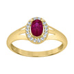 10Kt Gold Cz Ring