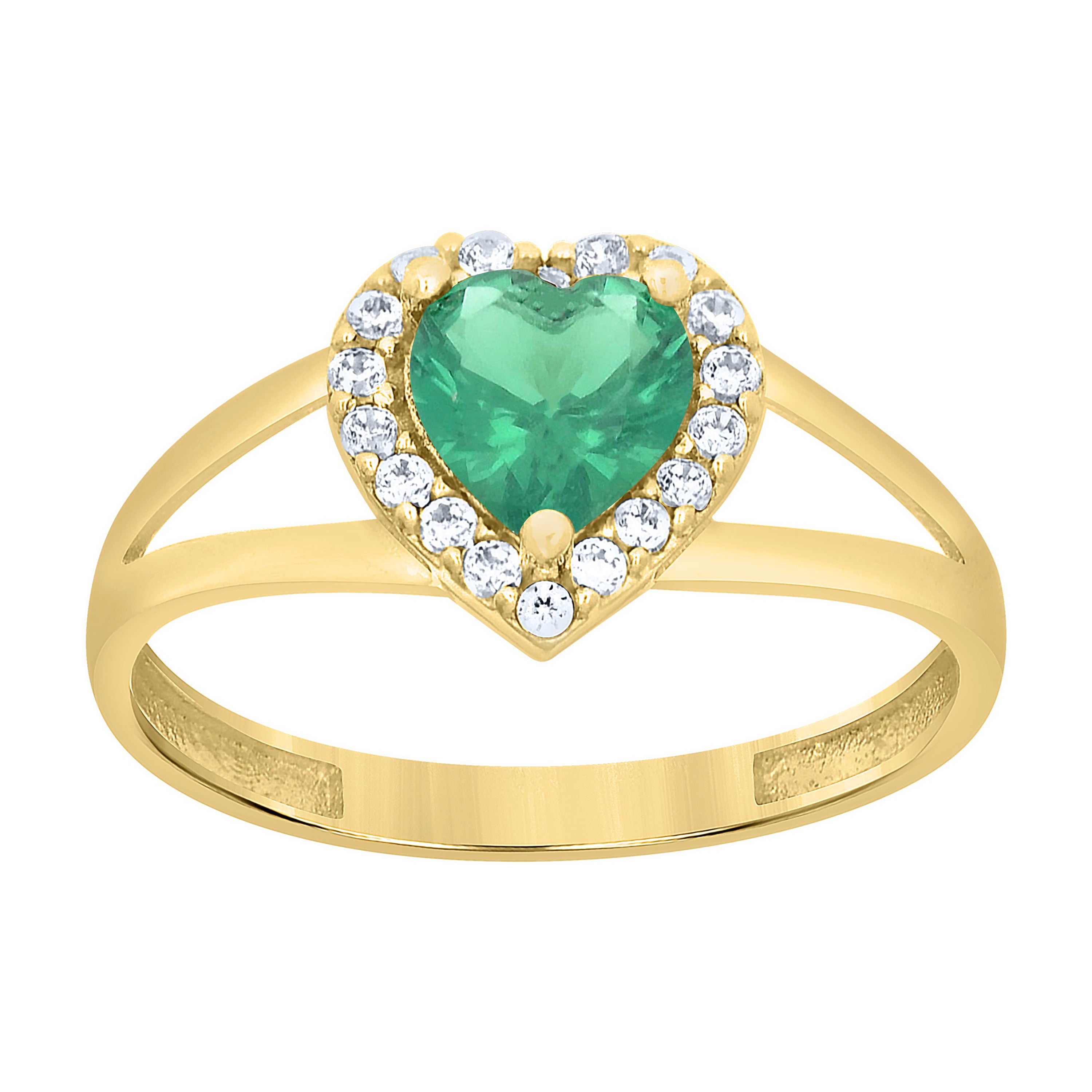 10Kt Gold Cz Ring