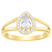 10Kt Gold Cz Ring