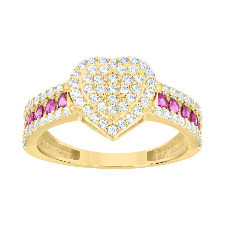 14Kt Gold Cz Ring