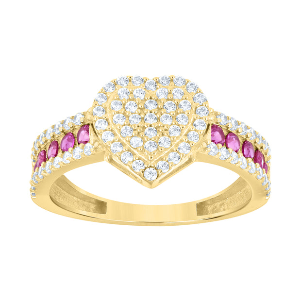 14Kt Gold Cz Ring