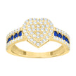 14Kt Gold Cz Ring