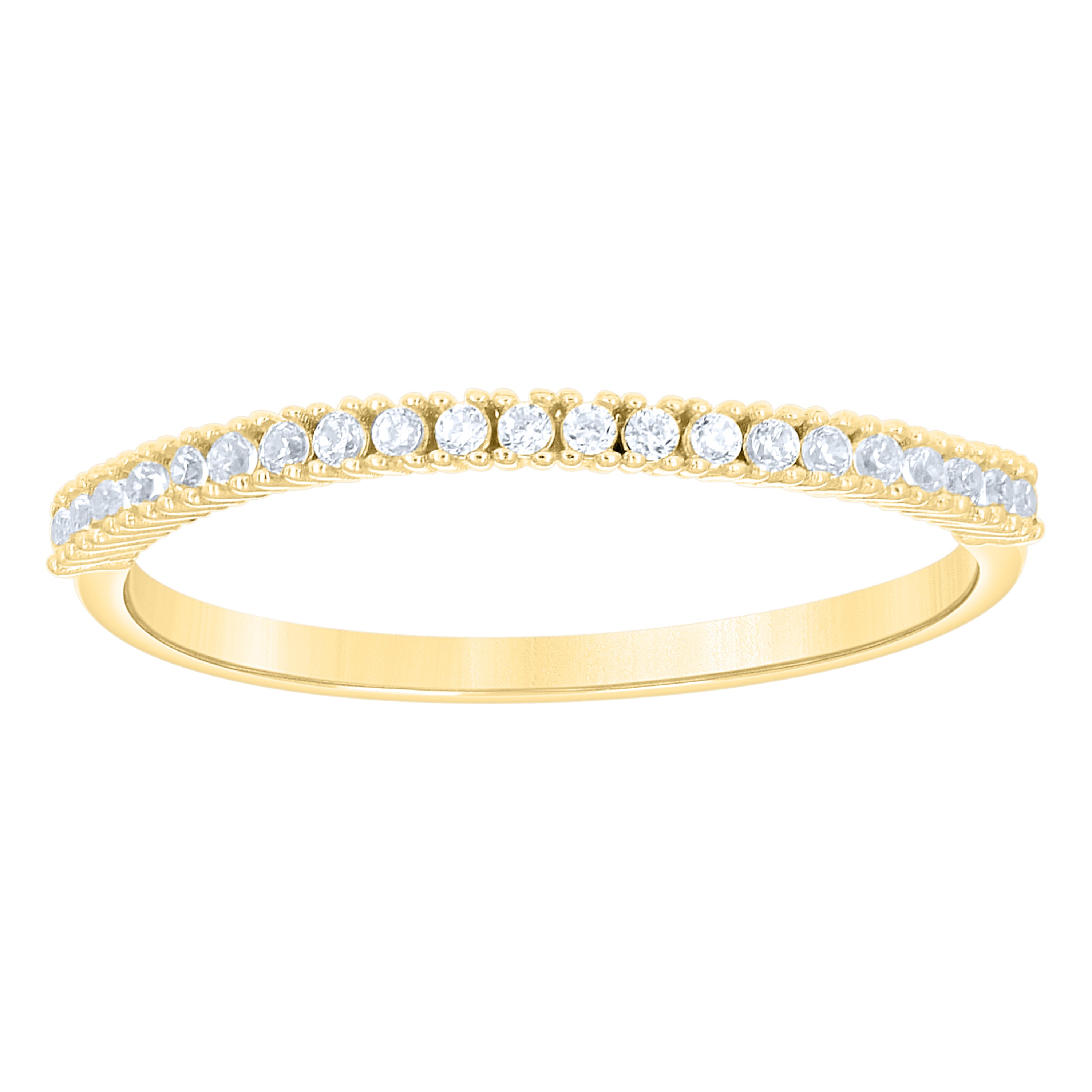 14Kt Gold Cz Ring