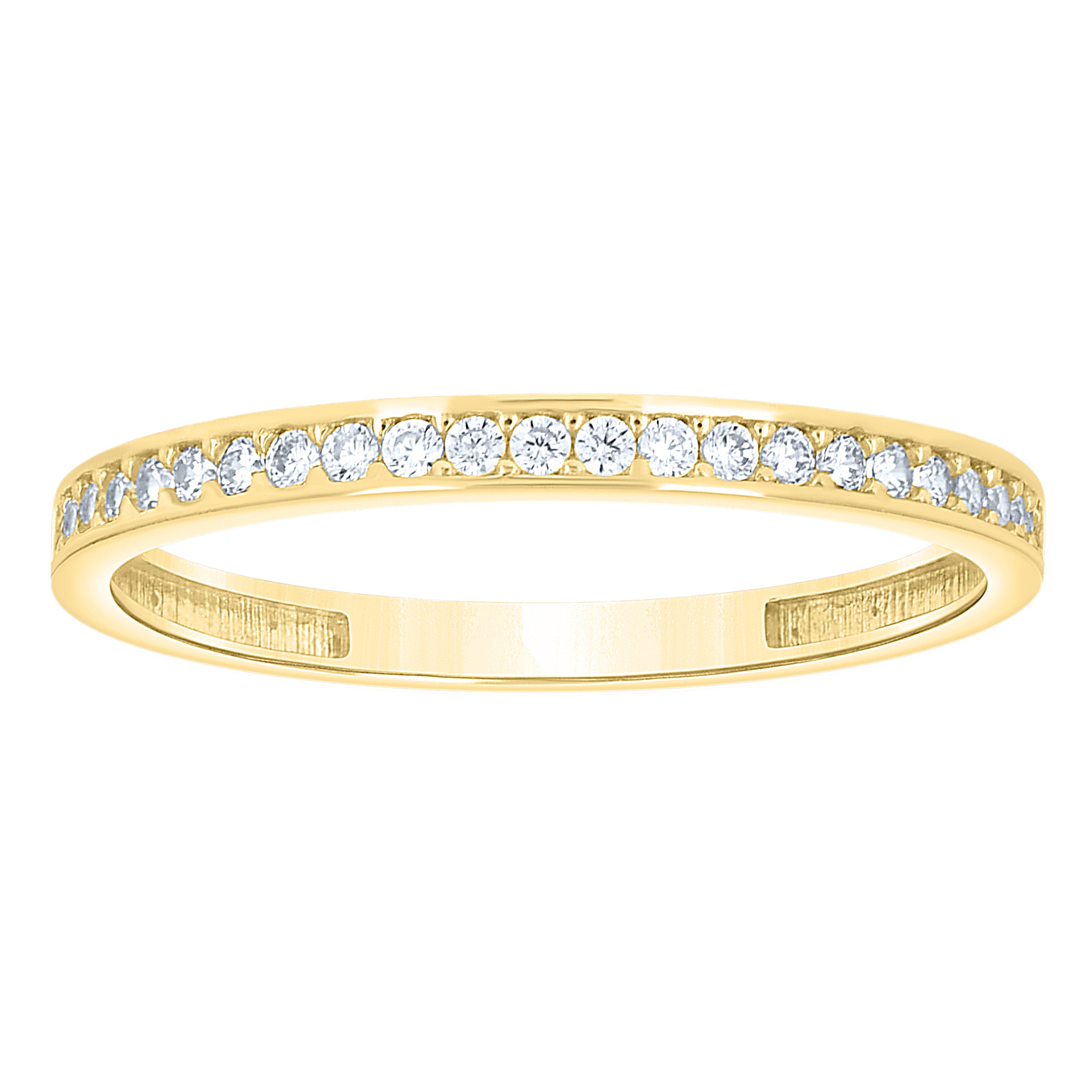 14Kt Gold Cz Ring