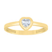 14Kt Gold Cz Ring