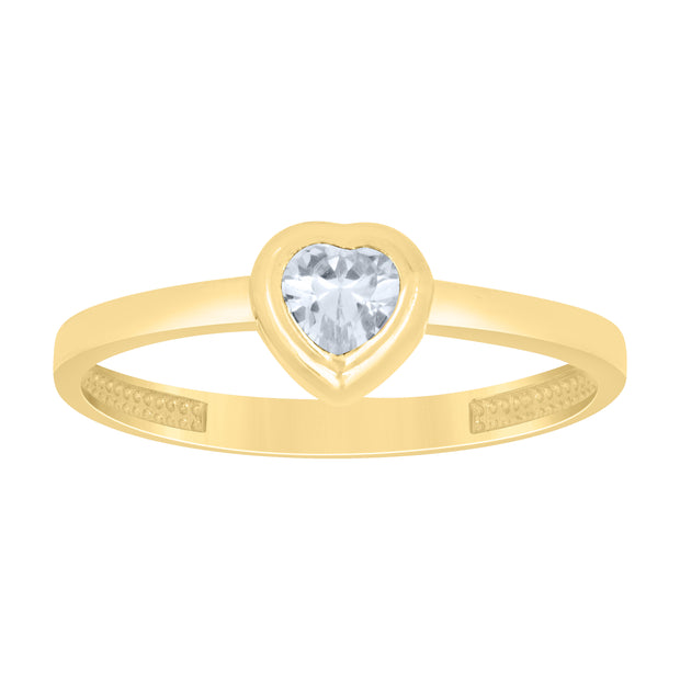 14Kt Gold Cz Ring