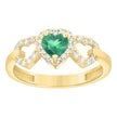 14Kt Gold Cz Ring