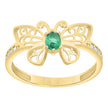 14Kt Gold Cz Ring
