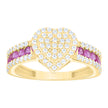 10Kt Gold Cz Ring