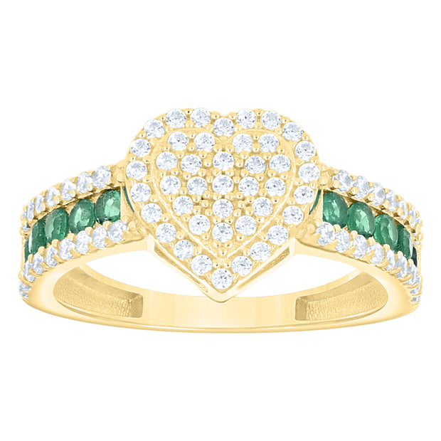 10Kt Gold Cz Ring