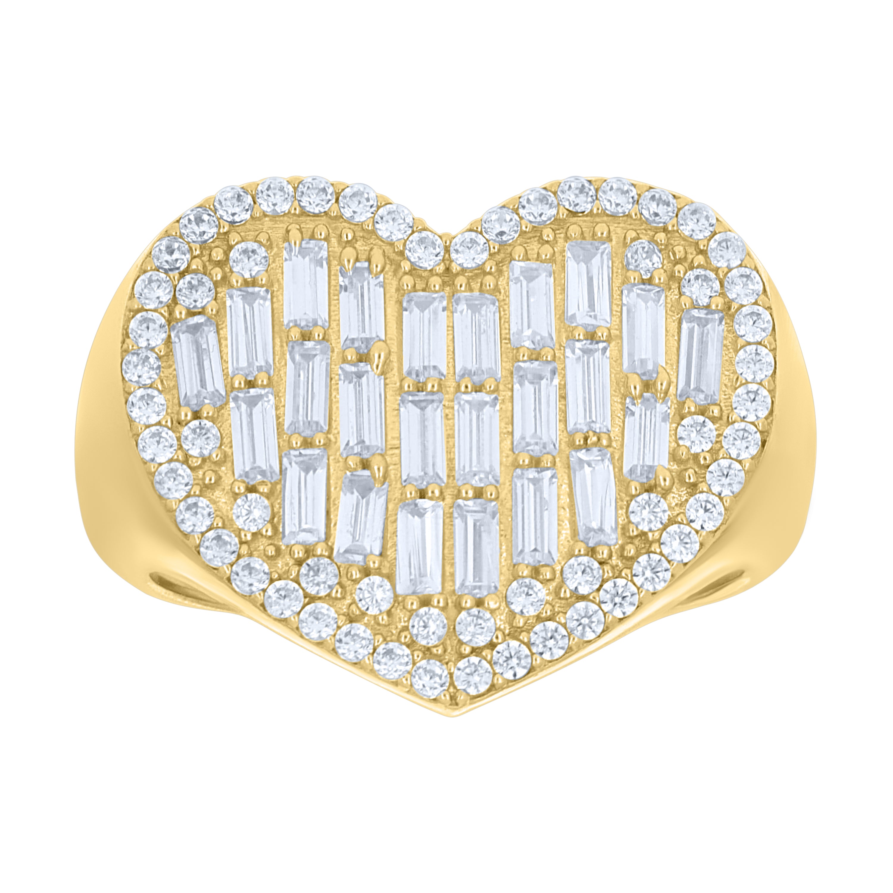 10Kt Gold Cz Ring