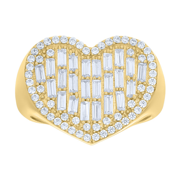 10Kt Gold Cz Ring