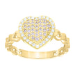 10Kt Gold Cz Ring