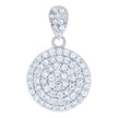 925 Sterling Silver Men Cubic-Zirconia Fashion Charm Pendant 
