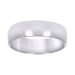 10kt White Gold Unisex 7mm Regular-Fit Wedding Band Ring Size 9 - SLV-40526