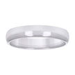 10kt White Gold Unisex 4mm Comfort-Fit Wedding Band Ring Size 11 - SLV-40622