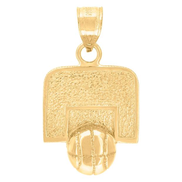 10Kt-Basket Ball Pendant