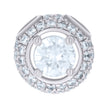 925 Sterling Silver Women Cubic-Zirconia Fashion Charm Pendant 