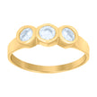 10kt Yellow Gold Childs Cubic Zirconia CZ Baby Band Ring