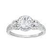 925 Sterling Silver Womens Cubic-Zirconia Fashion Engagement Ring Size 9 - SLV-57378