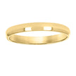 14Kt Yellow Gold Unisex Dome Polished Comfort-Fit 3Mm-Size -11 Wedding Engagement Band Ring - SLV-58497
