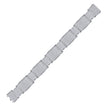 925 Sterling Silver Men Micropave Cubic Zirconia Link Bracelet