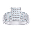 925 Sterling Silver Womens Baguette Cubic-Zirconia Cinderella Ring Size 9 - SLV-59375