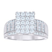 925 Sterling Silver Womens Cubic Zirconia Cinderella Ring Size 11 - SLV-136815