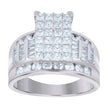 925 Sterling Silver Womens Cubic Zirconia Cinderella Ring Size 6