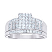 925 Sterling Silver Womens Cubic Zirconia Cinderella Ring Size 9 - SLV-60847