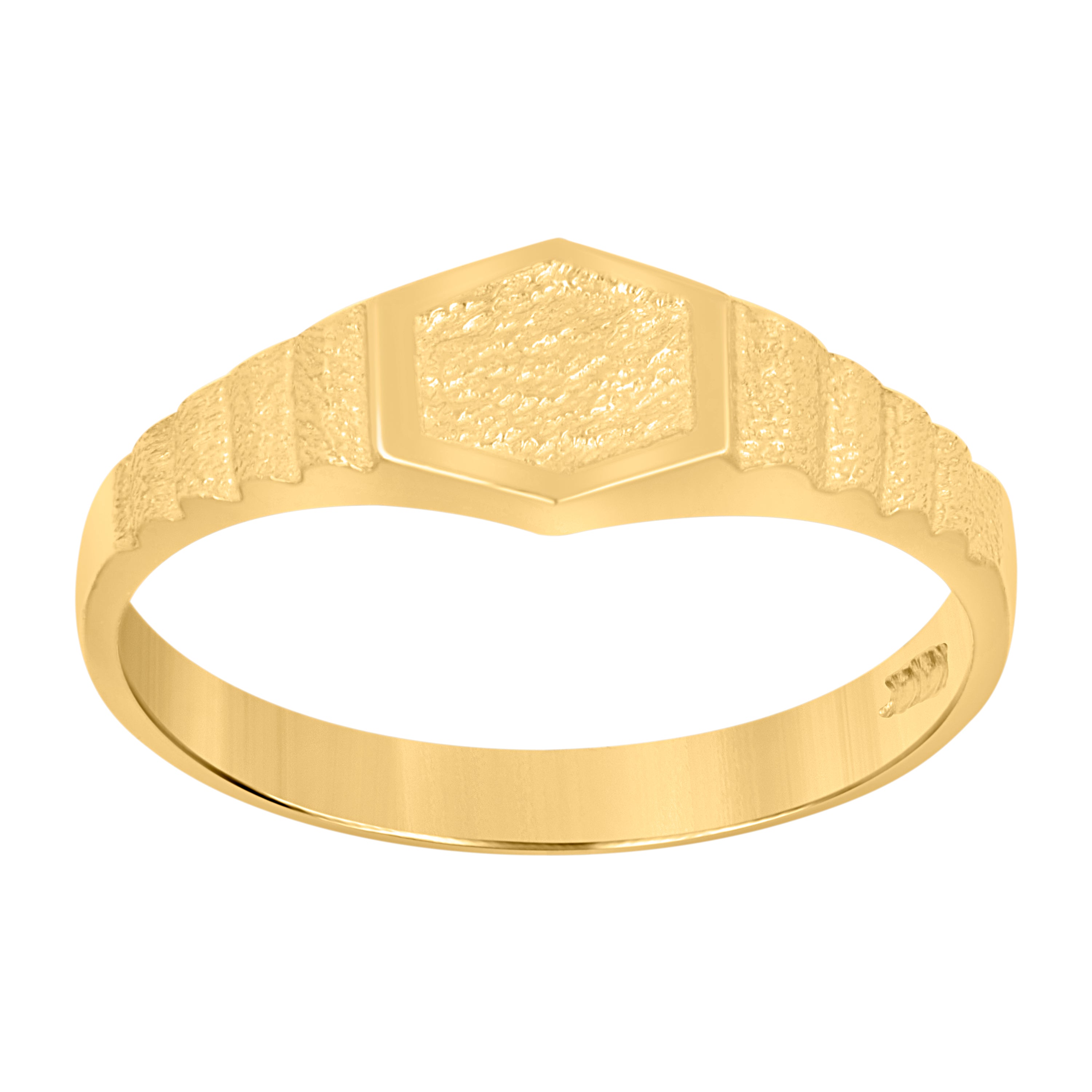 10kt Yellow Gold Baby Signet Baby Ring 