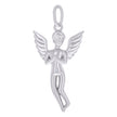 925 Sterling Silver Mens Religious Praying Angel Charm Pendant