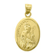 14Kt Yellow Gold Womens Saint Patrick Religious Pendant Charm