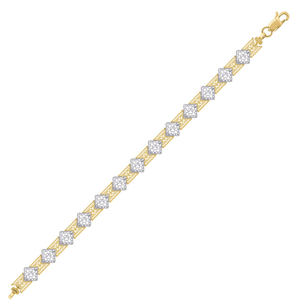 10Kt Gold 7" Bracelet