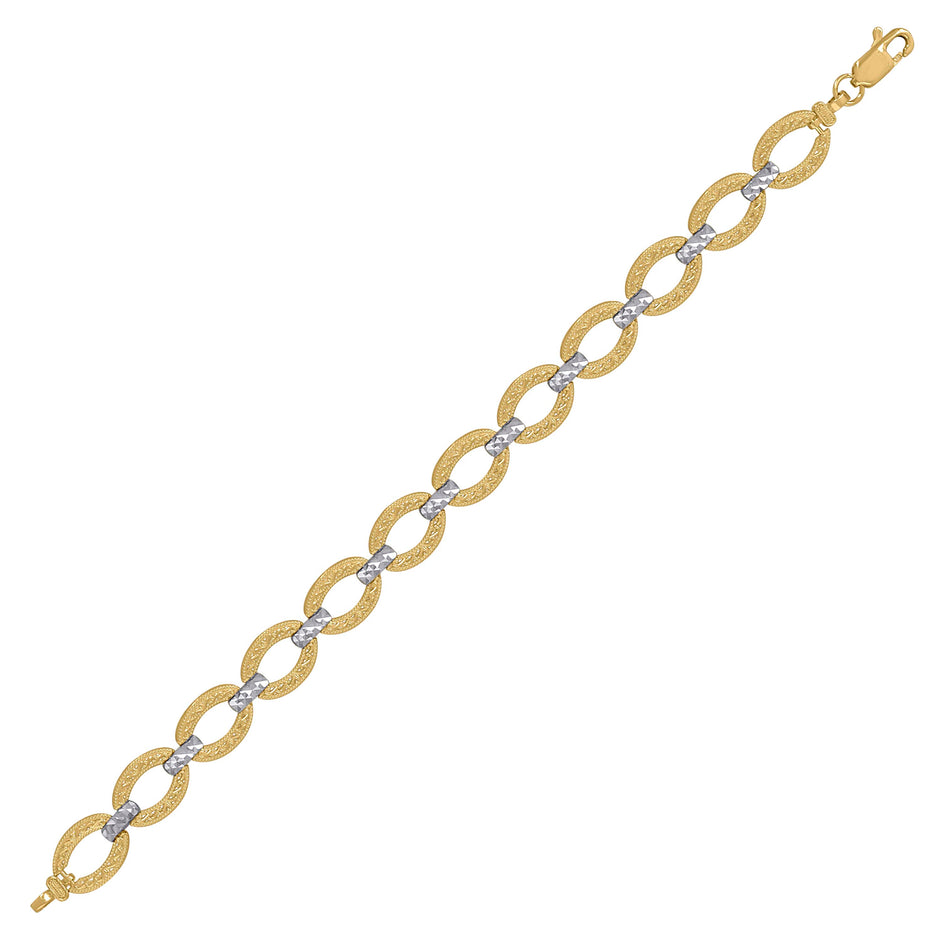 10Kt Gold 7" Bracelet