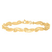 10kt Yellow Gold Womens Link Fashion 7