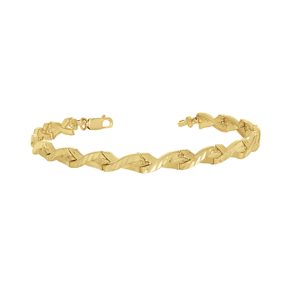 10Kt Gold 8" Bracelet